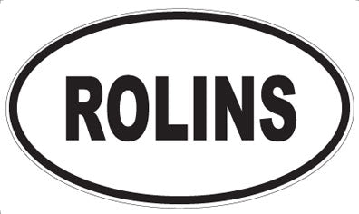 ROLINS - Oval Sticker