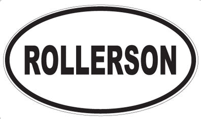 ROLLERSON - Oval Magnet