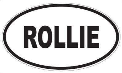 ROLLIE - Oval Sticker