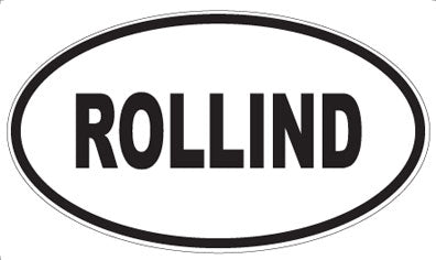 ROLLIND - Oval Magnet