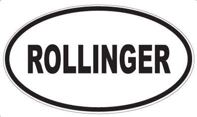 ROLLINGER - Oval Sticker