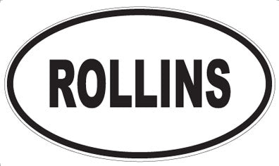 ROLLINS - Oval Magnet