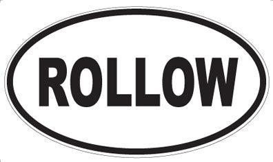 ROLLOW - Oval Sticker