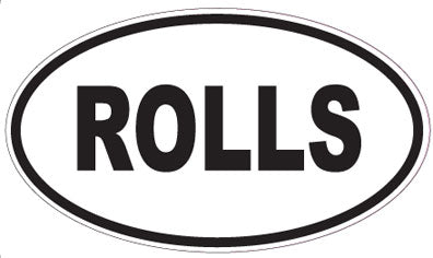 ROLLS - Oval Magnet