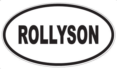 ROLLYSON - Oval Sticker
