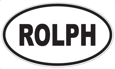 ROLPH - Oval Sticker