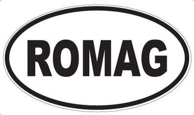 ROMAG - Oval Sticker