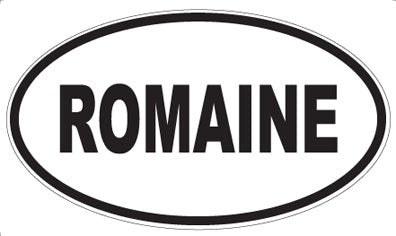 ROMAINE - Oval Magnet