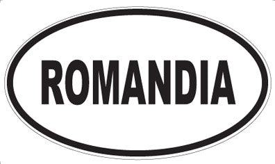 ROMANDIA - Oval Magnet