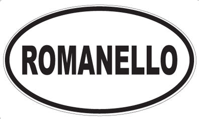 ROMANELLO - Oval Magnet