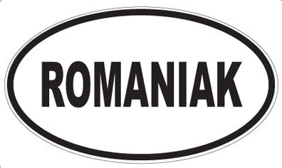 ROMANIAK - Oval Magnet