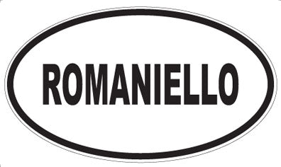 ROMANIELLO - Oval Magnet