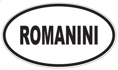 ROMANINI - Oval Sticker