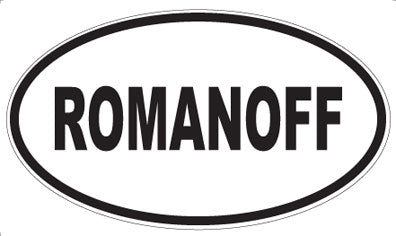 ROMANOFF - Oval Magnet