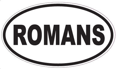 ROMANS - Oval Sticker