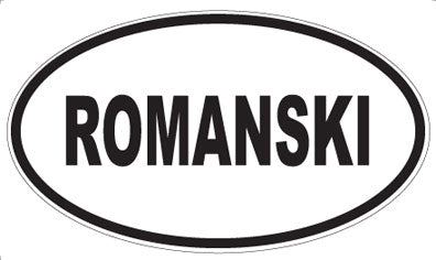 ROMANSKI - Oval Magnet