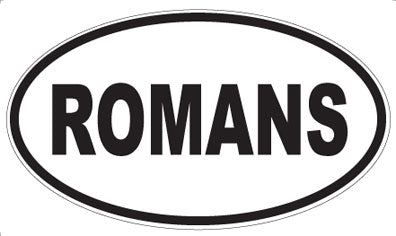 ROMANS - Oval Magnet