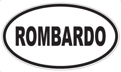 ROMBARDO - Oval Magnet