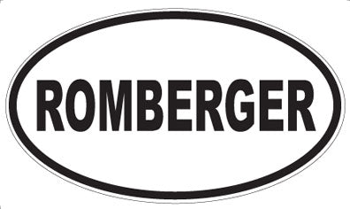ROMBERGER - Oval Magnet