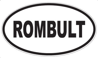 ROMBULT - Oval Sticker
