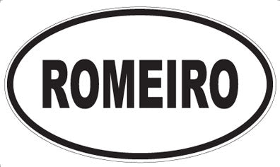 ROMEIRO - Oval Magnet