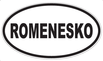ROMENESKO - Oval Magnet