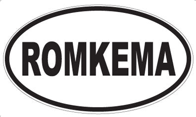 ROMKEMA - Oval Magnet