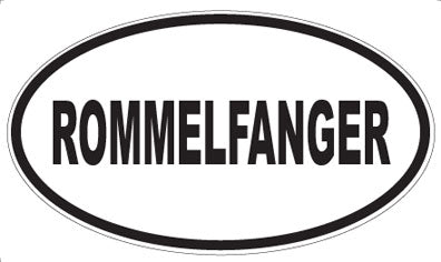 ROMMELFANGER - Oval Magnet
