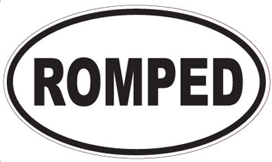 ROMPED - Oval Sticker