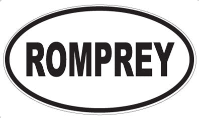 ROMPREY - Oval Sticker