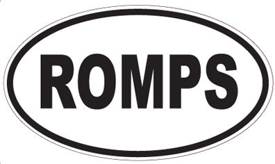 ROMPS - Oval Magnet