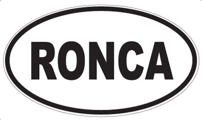 RONCA - Oval Sticker