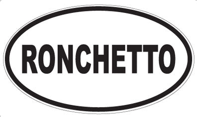RONCHETTO - Oval Sticker
