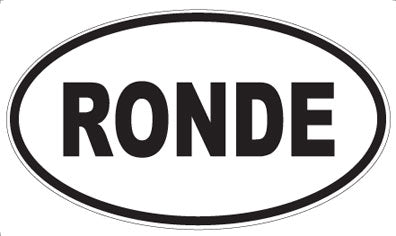 RONDE - Oval Magnet