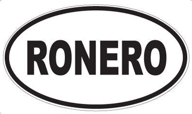 RONERO - Oval Magnet