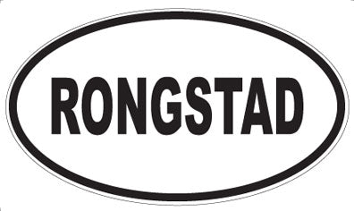 RONGSTAD - Oval Magnet