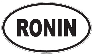 RONIN - Oval Sticker