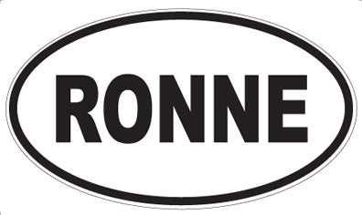 RONNE - Oval Magnet