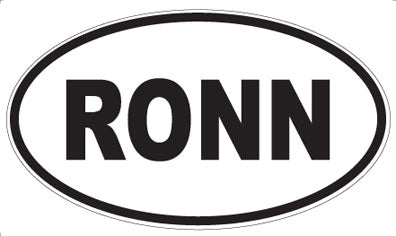 RONN - Oval Magnet