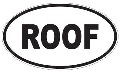 ROOF - Oval Magnet