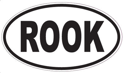 ROOK - Oval Sticker