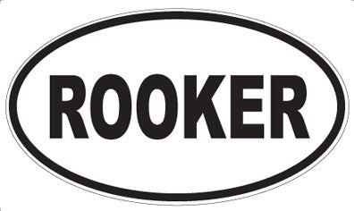 ROOKER - Oval Sticker