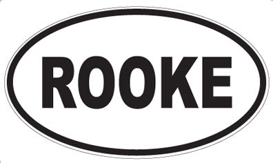 ROOKE - Oval Magnet