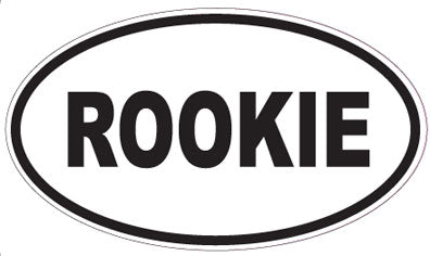 ROOKIE - Oval Sticker