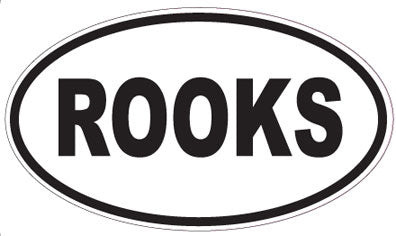 ROOKS - Oval Sticker