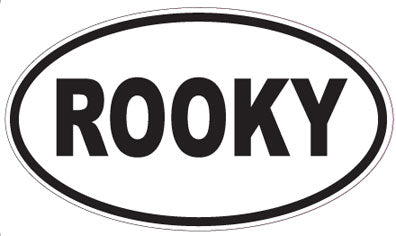 ROOKY - Oval Magnet