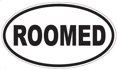 ROOMED - Oval Sticker