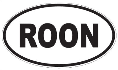 ROON - Oval Sticker
