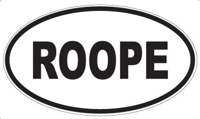 ROOPE - Oval Magnet
