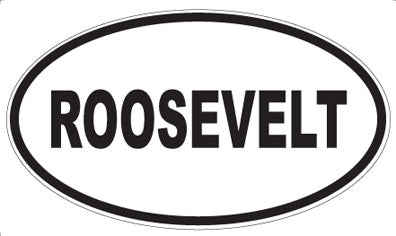 ROOSEVELT - Oval Magnet